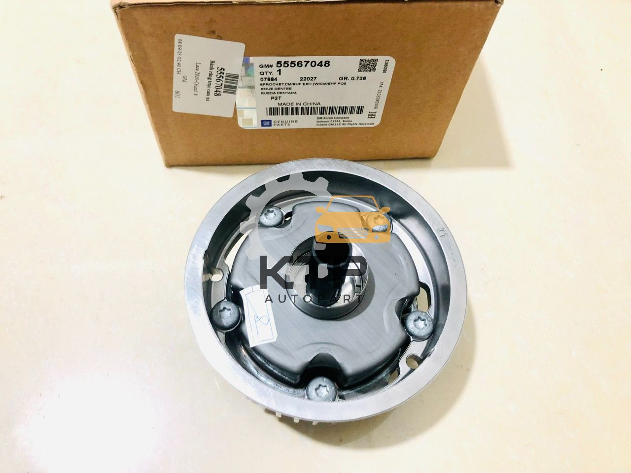 Bánh răng trục cam xả Lacetti CDX, Cruze | 55567048 hàng xịn chính hãng GM